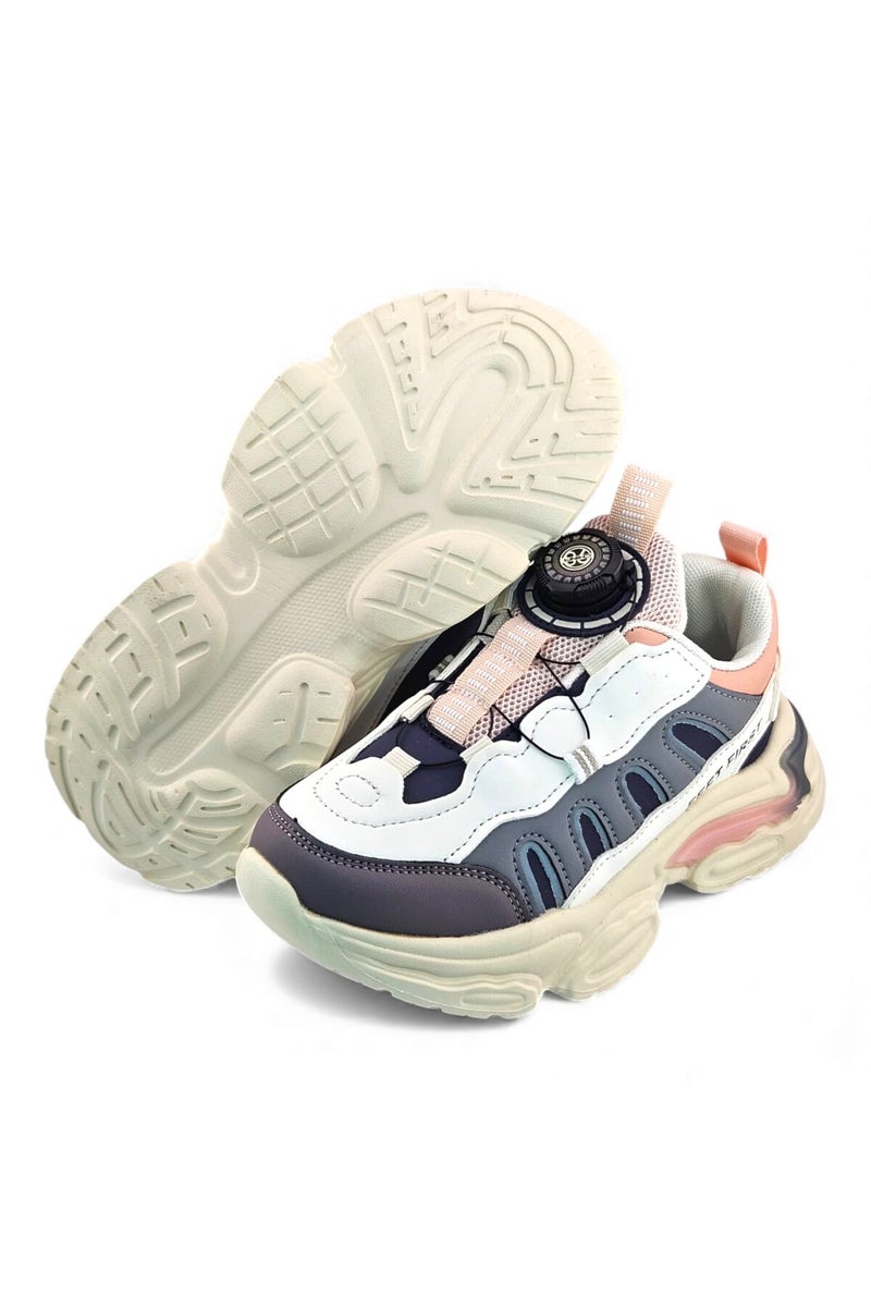 Feet First Bolt Flow Kids Lightweight Sports Sneakers 86-890-36 Pink - Image 4