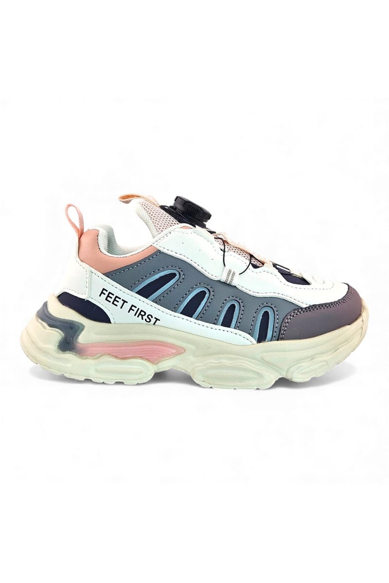 Feet First Bolt Flow Kids Lightweight Sports Sneakers 86-890-36 Pink - Image 1