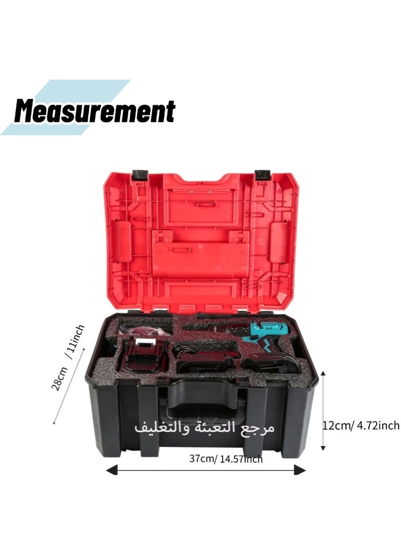 جيرزون - مجموعة أدوات كهربائية الكل في واحد لاسلكية باللون الأزرق - Image 1