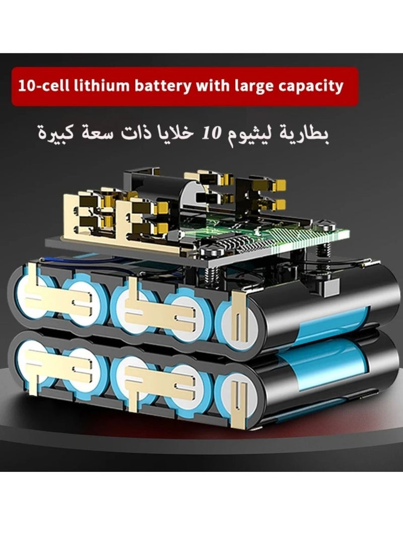 جيرزون - مجموعة أدوات كهربائية الكل في واحد لاسلكية باللون الأزرق - Image 1