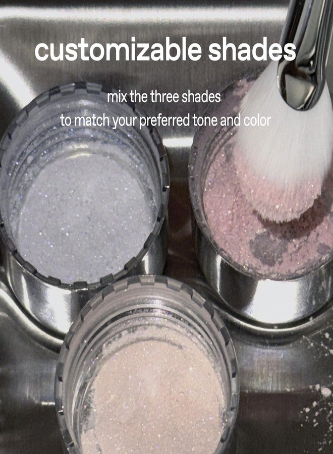 glow seasoning highlighter | luminous loose-powder highlighter | ultra-fine particles for pore-blurring smooth skin | precision seasoning jar for controlled application | 0.11 fl oz × 3 ea - Image 5