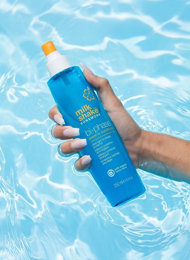 Milk Shake Bi-Phase Leave-In Sun & More Conditioner with Hibiscus Oil & Muru Muru Butter - Ultra-Light Spray Detangles & Shields Hair from Sun, Salt & Chlorine (350 ml) - Image 5