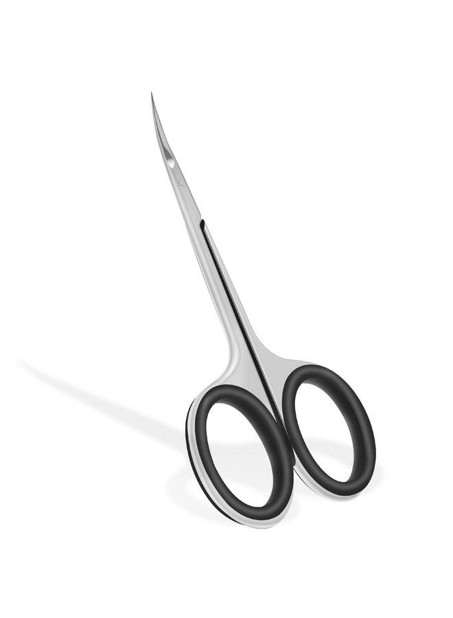 CGBE Cuticle Scissors, Professional 6-Blade Manicure Scissors, Stainless Steel Eyebrow Scissor, Cuticle Scissors Extra Fine Curved For Manicure, Eyelashes, Eyebrow, Toenail For Women And Men - Image 1