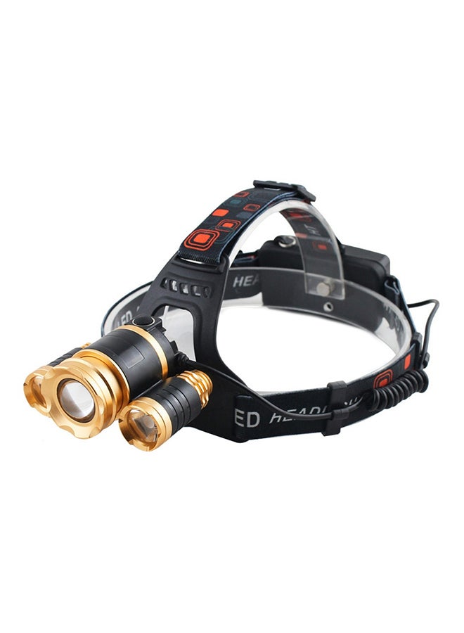 Waterproof Retractable LED Lighting Headlight White 13 x 12 x 11centimeter