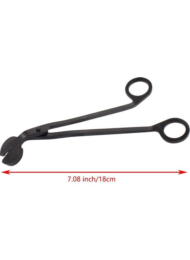 NIBEMINENT 3-Piece Candle Snuffer Wick Trimmer Black - Image 2