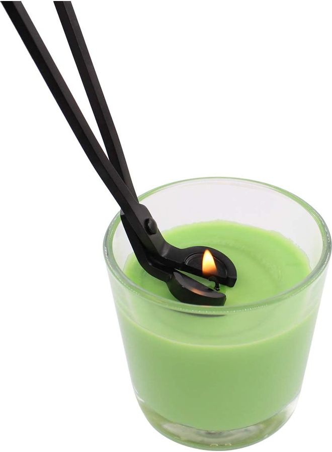 NIBEMINENT 3-Piece Candle Snuffer Wick Trimmer Black - Image 4