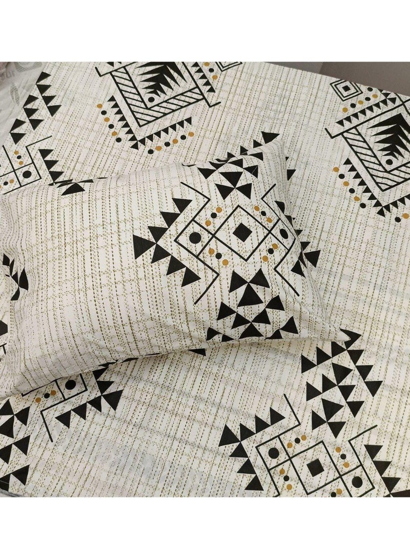 طقم ملاية سرير كبير قطن العامرية  4 قطع مقاس 240*240 - Image 2