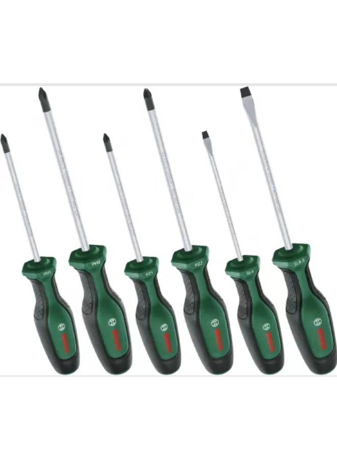 بوش طقم مفكات براغي من بوش مكون من 6 قطع موديل 1600A02BX7 - Image 2