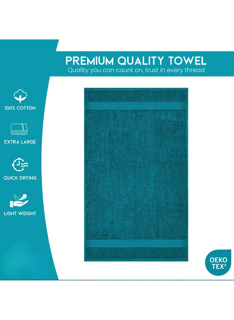 بليس كاسا مناشف حمام فاخرة جامبو من بليس كاسا  ×  سم عبوة من قطعتين -  جرام لكل متر مربع قطن %  عالية الامتصاص وسريعة الجفاف طقم مناشف حمام فندقية - Image 3