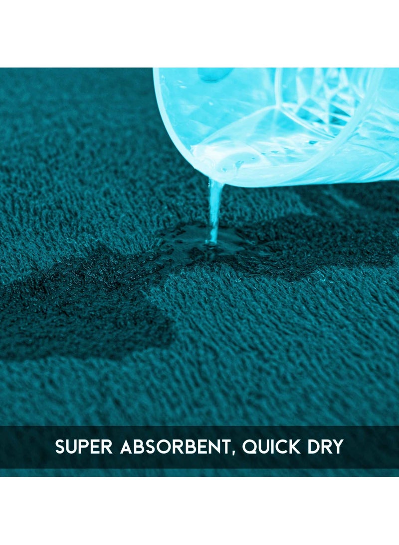 بليس كاسا مناشف حمام فاخرة جامبو من بليس كاسا  ×  سم عبوة من قطعتين -  جرام لكل متر مربع قطن %  عالية الامتصاص وسريعة الجفاف طقم مناشف حمام فندقية - Image 2