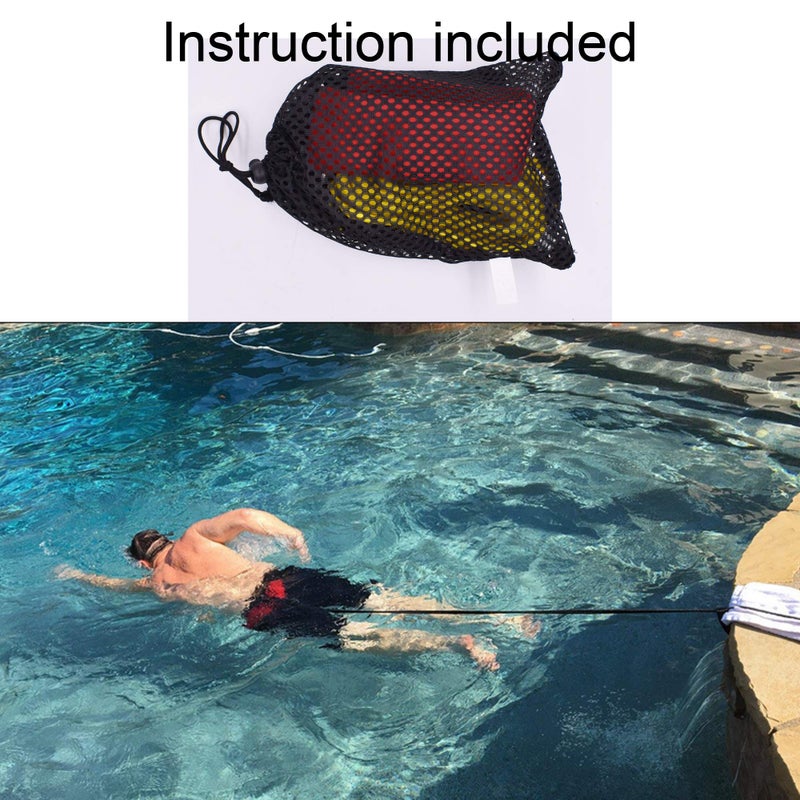 YYST Swimming Bungee Resistance Training Belt Swim Exerciser Tether (One Waist Belt, Bungee Cord, Loop) - Image 5