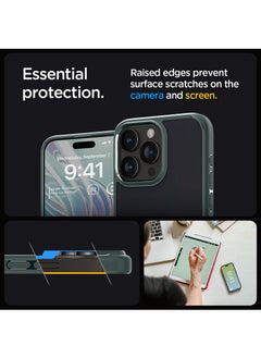 Spigen غطاء حماية ألترا هايبرد لهاتف آيفون 15 برو - أخضر فاتح  - Image 5