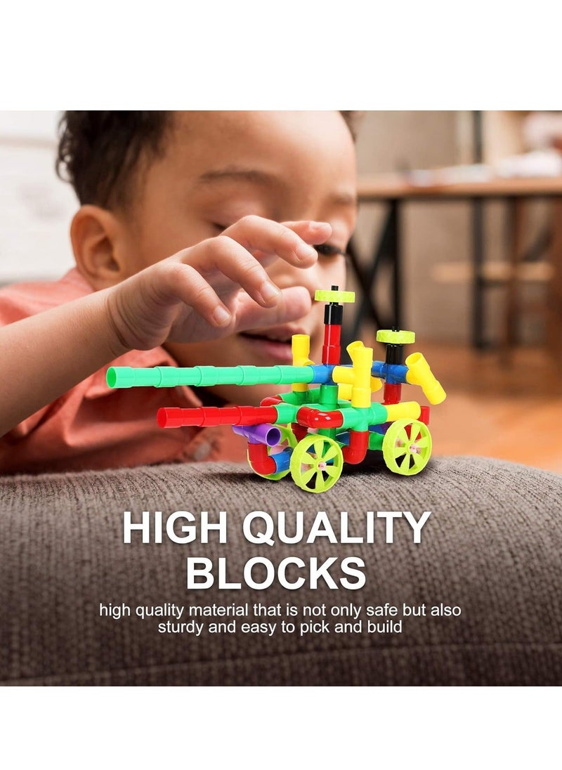 STEM Building Blocks Toy for Kids Educational Toddlers Toddler Brain Toy Kit Constructions Toys for 3 4 5 6 7 8 Years Age Boys and Girls Creativity Kids Toys  - Image 2