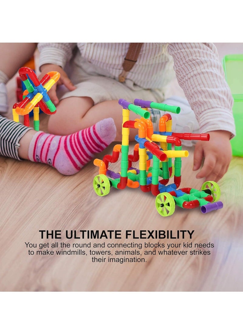 STEM Building Blocks Toy for Kids Educational Toddlers Toddler Brain Toy Kit Constructions Toys for 3 4 5 6 7 8 Years Age Boys and Girls Creativity Kids Toys  - Image 3