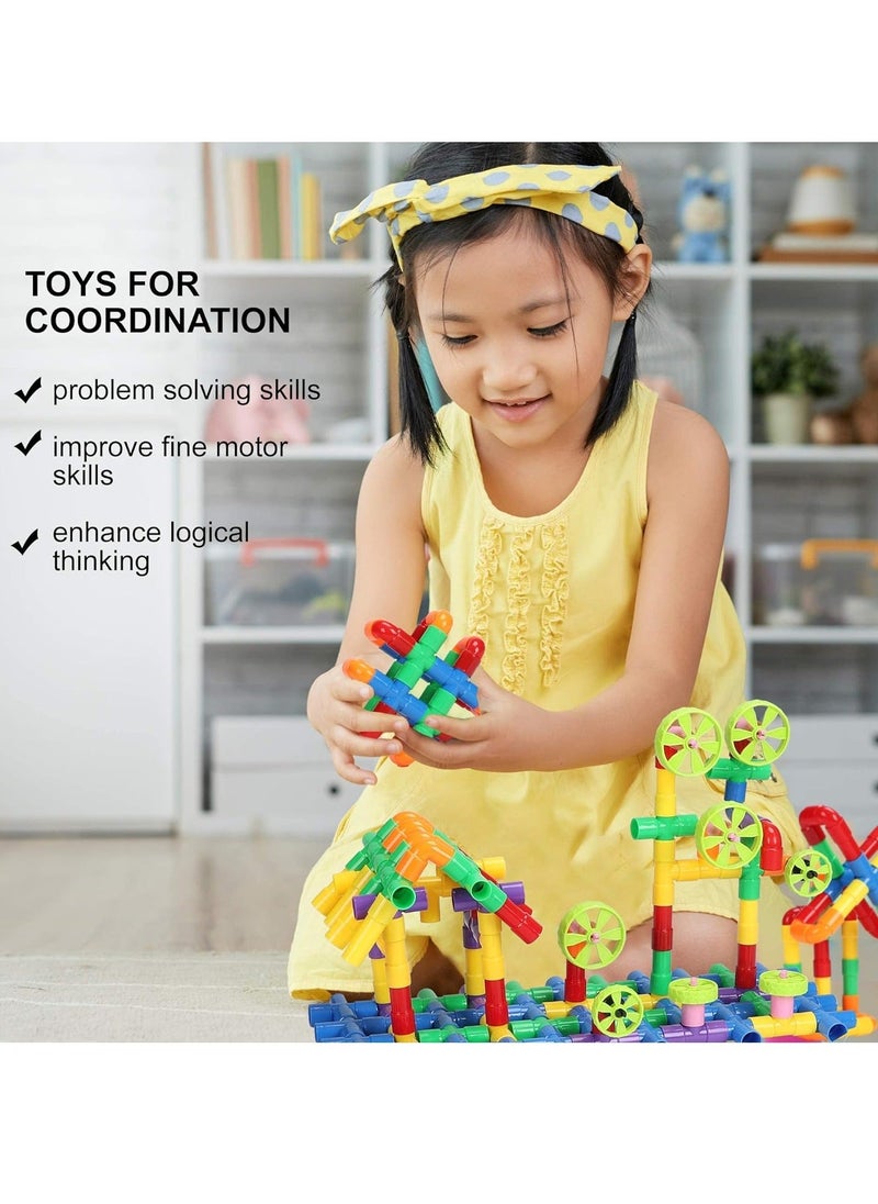 STEM Building Blocks Toy for Kids Educational Toddlers Toddler Brain Toy Kit Constructions Toys for 3 4 5 6 7 8 Years Age Boys and Girls Creativity Kids Toys  - Image 4