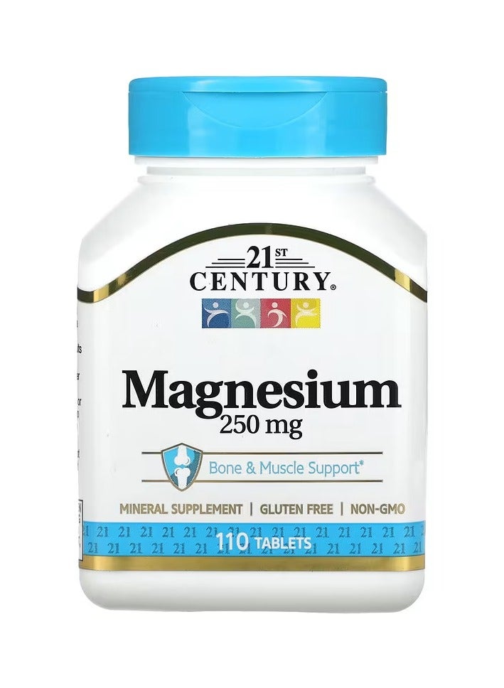 21st Century Magnesium 250 mg 110 Tablets - Image 1