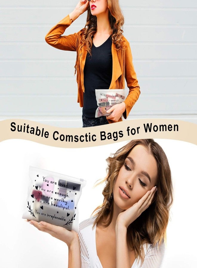 Sotiff 60 Pcs Inspirational Gifts for Women, Mother's Day Swag Bags Items, Bulk EVA Cosmetic Makeup Bag Employee Appreciation Gifts for Her Nurse Coworkers(You Are Loved,8 x 6 Inch) - Image 5