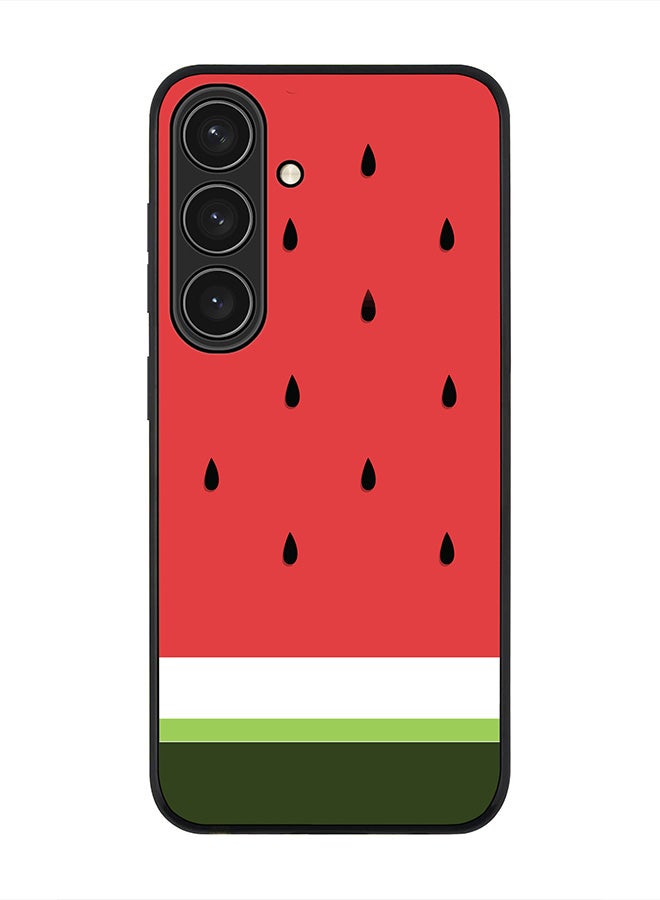 Stylizedd For Samsung Galaxy S25 5G Case,Slim fit Camera Protection, Shockproof Thin Phone cover  - Minimal Watermelon - Image 1