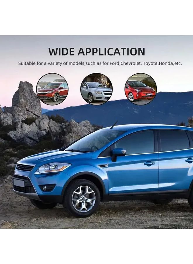 هوائي السيارة الأسود العلوي - إشارة محسنة، صوت واضح، تصميم انسيابي، تركيب سهل - Image 5