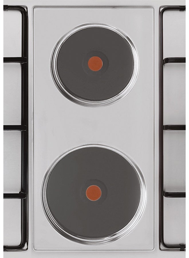 GLEMGAS Built-In GasElectric Hob 86CM 4 GasBurners 2 Hot Plates Steel - Image 3