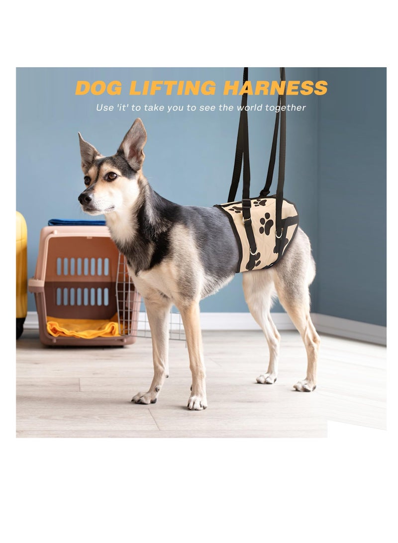 Adjustable Dog Lift Harness for Rear Leg Support, Rehab Sling for Weak, Elderly, or Arthritic Dogs - Durable Nylon-Wrapped Sponge for Comfort and Stability.  - Image 5