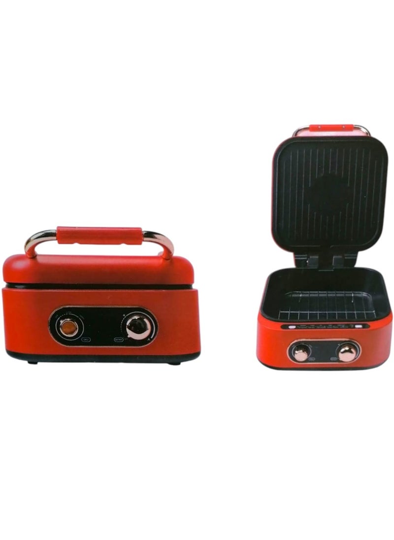 Denx - 1800W 2.5L Multifunction Electric Grill with Adjustable Thermostat and Sauce Tray - Image 1