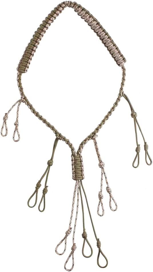 Pskook Duck Call Lanyard Paracord Hunting Goose Calls 12 Adjustable Loops Outdoor Predator Gear For Pheasant Waterfowl Hand Braided Necklace - Image 1