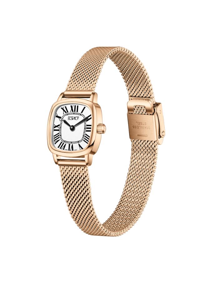 ECSTACY Women's Stainless Steel Analog Watch E25502-RMKW - 21mm mm - Image 2