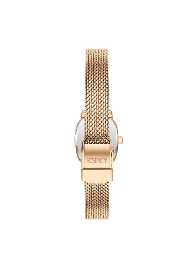 ECSTACY Women's Stainless Steel Analog Watch E25502-RMKW - 21mm mm - Image 3