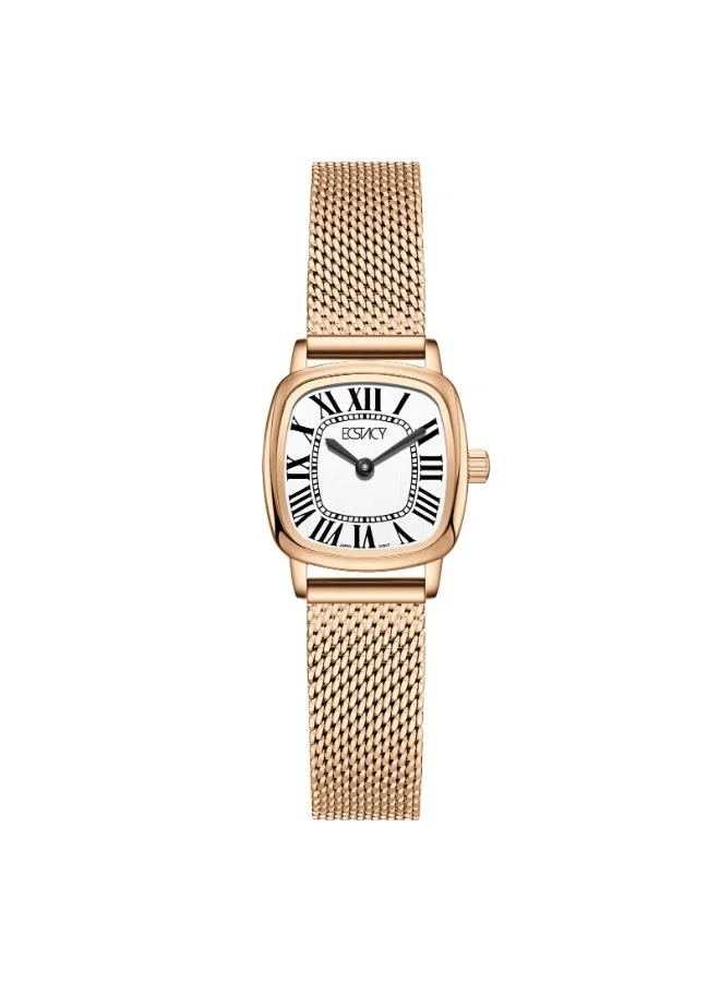 إكستاسي Women's Stainless Steel Analog Watch E25502-RMKW - 21mm mm