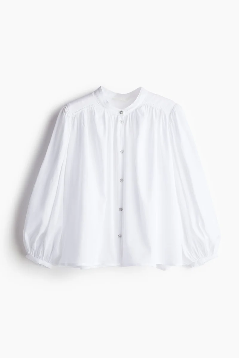 H&M Balloon-Sleeved Blouse