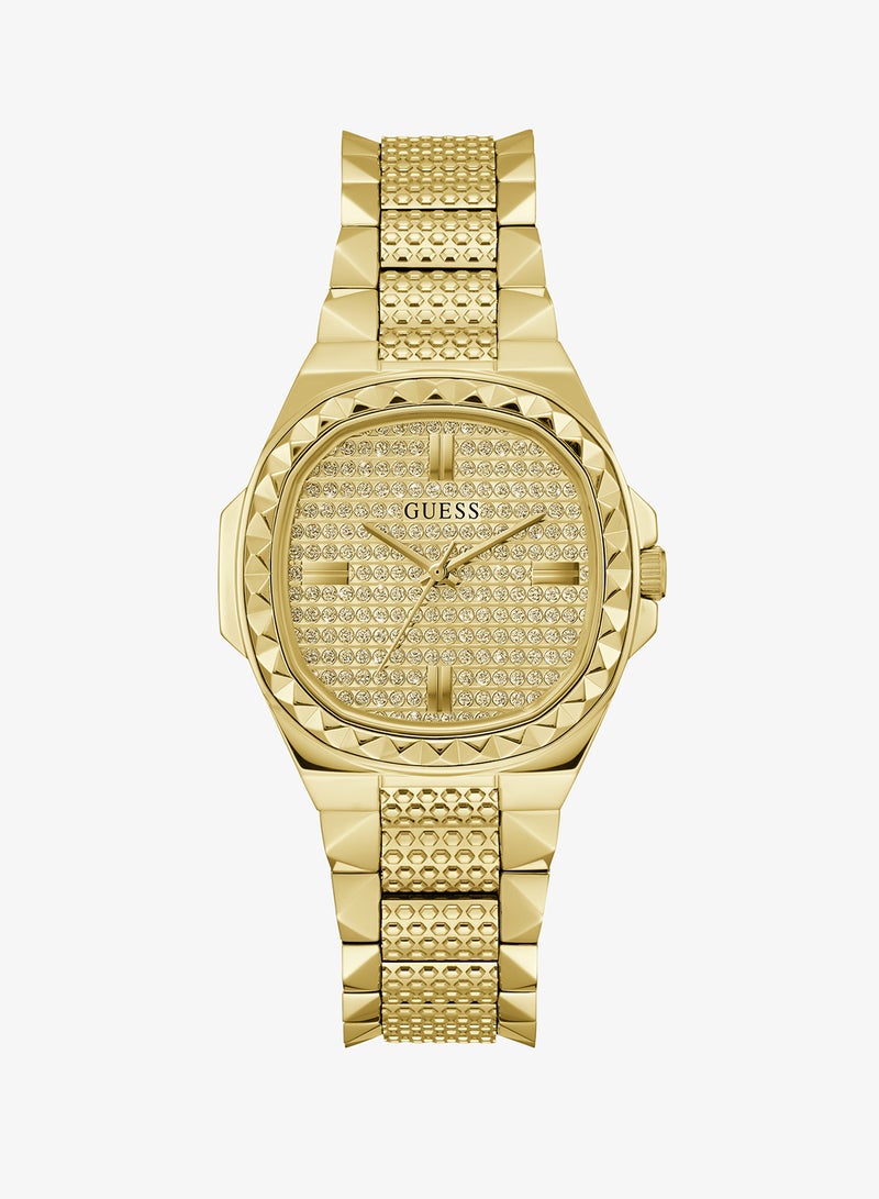 GUESS REBELLIOUS Stainless Steel 36 mm Analog Watch - Image 1