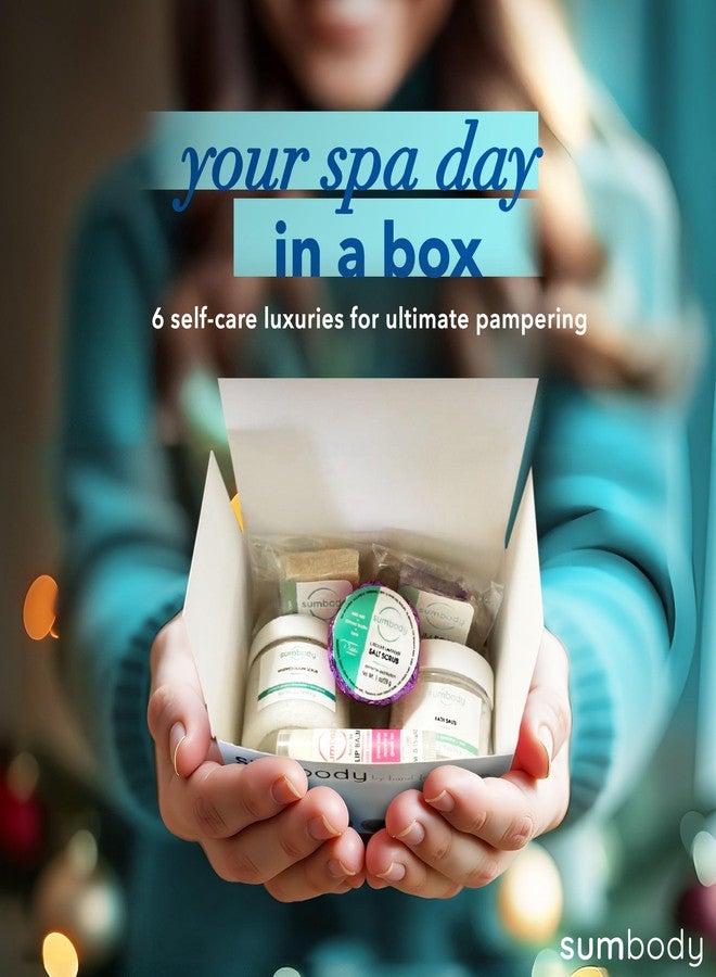 Sumbody USA Made Self Care Gifts - (6pcs) Men, Women, Teens, Aromatherapy Body Care Set Skin Care Box, Hydrating At Home Spa Gift Baskets, Ideal for Relaxation, Pampering, Daily Rejuvenation - Image 2