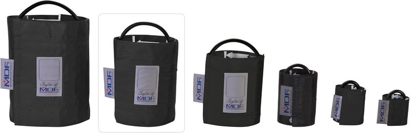 MDF Instruments MDF LatexFree Large Adult Replacement Blood Pressure Monitor Cuff Single Tube MDF2080461 Black NoirNoir