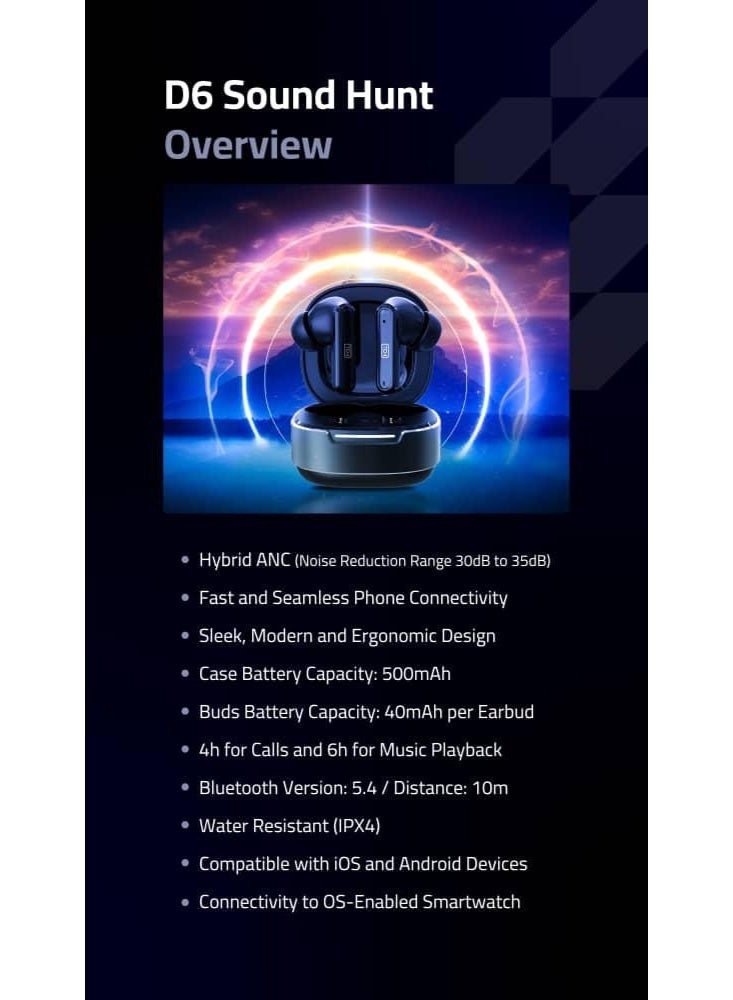 TCH One Pro Gold Smartphone 6GB+6GB RAM 128GB + D6 Black Wireless Earbuds (International Version) - Image 4
