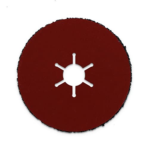 BHA Silicon Carbide Semi-Flexible Masonry and Coating Removal Sanding Disc, 4.5" x 7/8" - 5 Pack (16 Grit) - Image 3