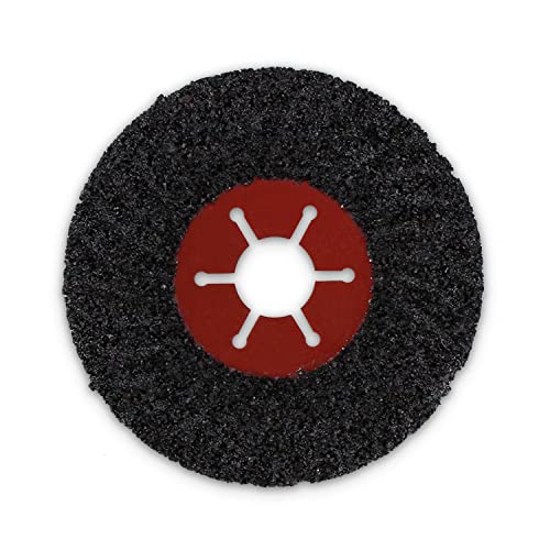 BHA Silicon Carbide Semi-Flexible Masonry and Coating Removal Sanding Disc, 4.5" x 7/8" - 5 Pack (16 Grit) - Image 2