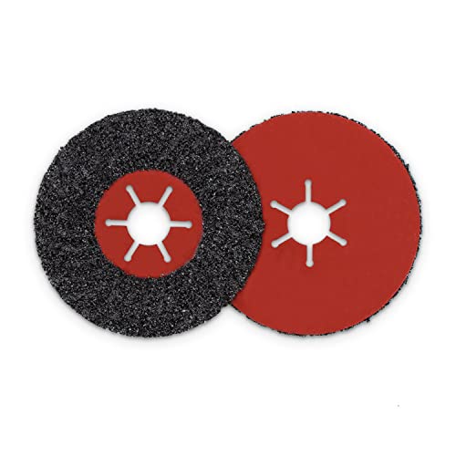 BHA Silicon Carbide Semi-Flexible Masonry and Coating Removal Sanding Disc, 4.5" x 7/8" - 5 Pack (16 Grit) - Image 1