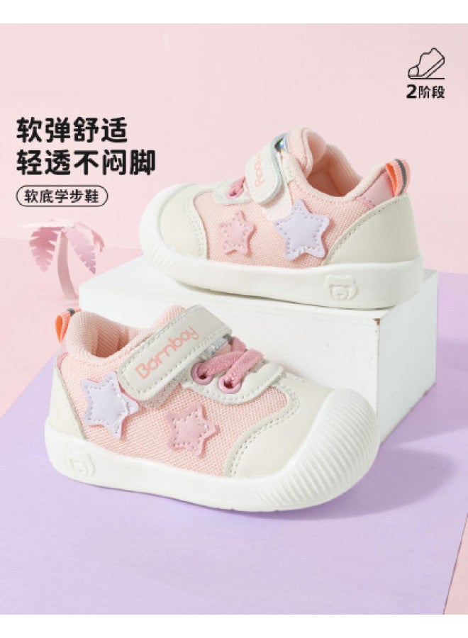 Bornbay 2025 Spring/autumn New Boys & Girls Baby Walking Shoes, Soft-soled Casual Sneakers For Toddlers, Breathable Mesh, Durable Round-toe Design - Image 1