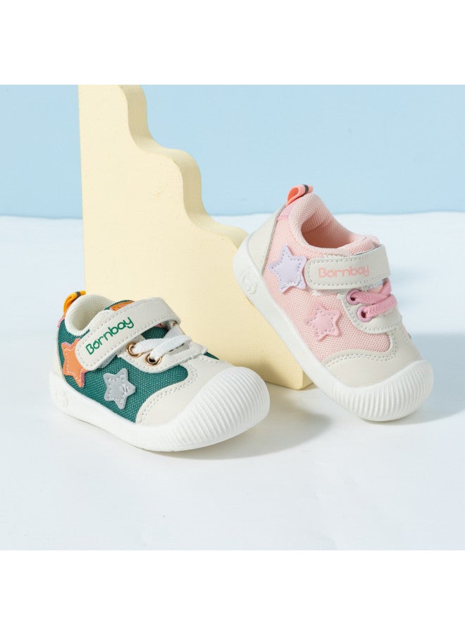 Bornbay 2025 Spring/autumn New Boys & Girls Baby Walking Shoes, Soft-soled Casual Sneakers For Toddlers, Breathable Mesh, Durable Round-toe Design - Image 5