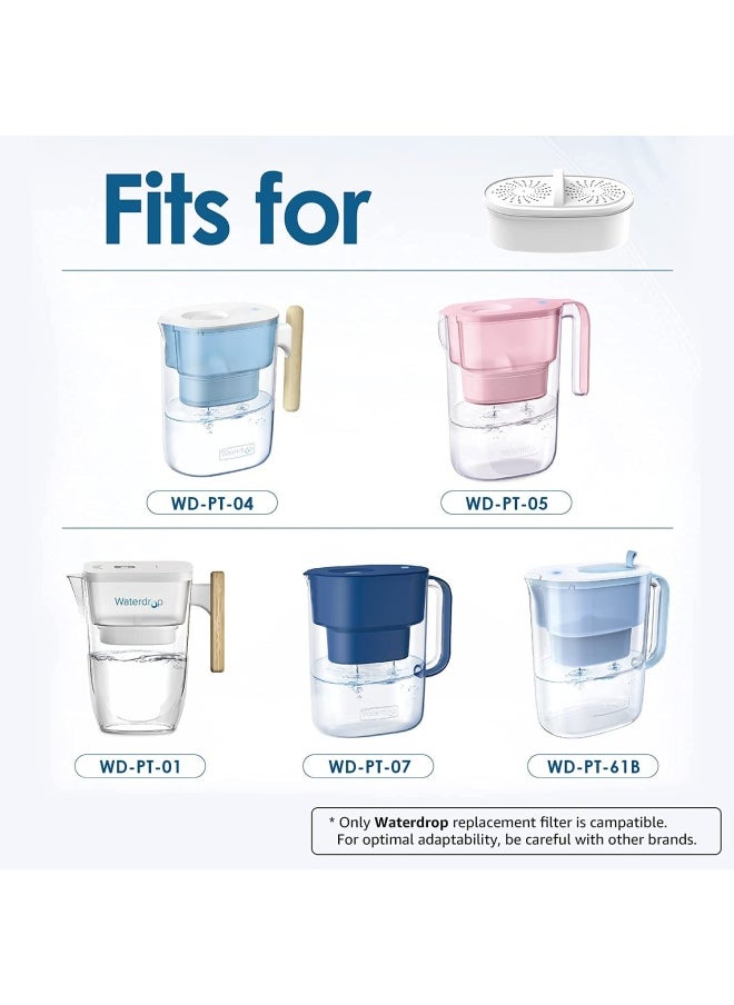 Waterdrop Waterdrop Wd-Pf-01A Plus Replacement Filters For All Waterdrop Pitcher Filtration System  Last Up To 3 Months Or 200 Gallons  Pack Of 3  - Image 3