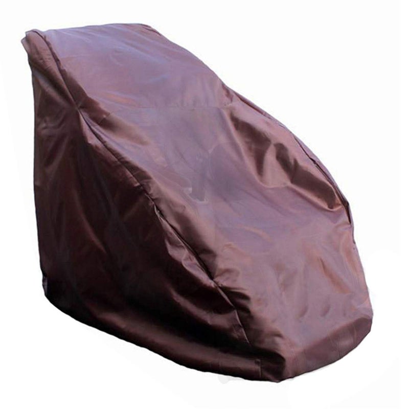 LKXHarleya LKXHarleya Waterproof Full Body Shiatsu Massage Chair Cover Zero Gravity Single Recliner Chair Dustproof Protector Cover 59x39x55 Inch Coffee