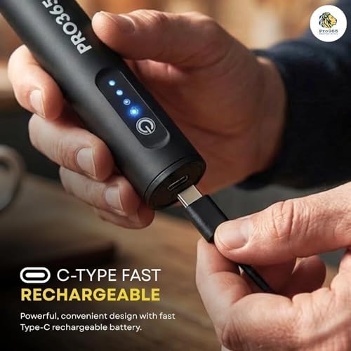 PRO365 Premium Coffee Frother Machine | Quick Charge 2000mAh Battery Long Lasting 20 Days | Powerful 3-Speed Motor| Waterproof | Free E-Recipe Book Included QR Code | 1 Year Brand Warranty - Image 2