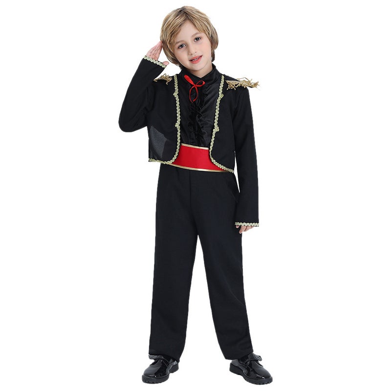 Spot Boys Spanish Matador Flamenco Dance Exotic Costumes Halloween Show Costumes The Spanish Boy