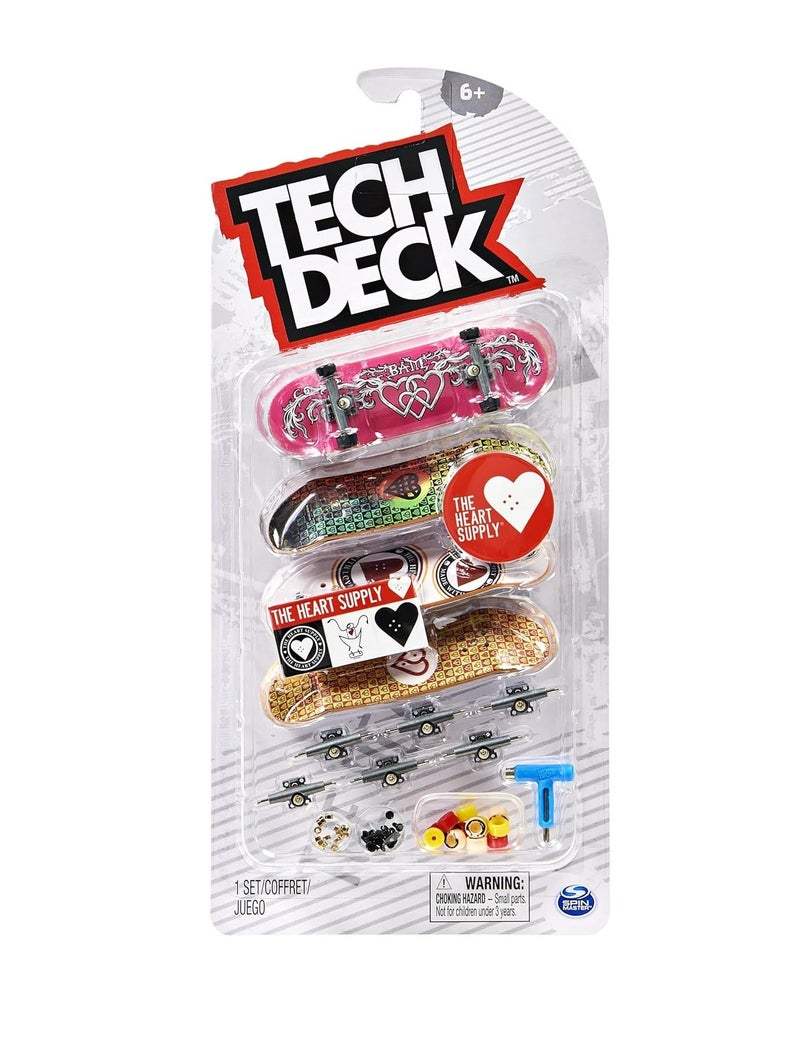 تيك ديك ألواح تزلج صغيرة 96 مم - عبوة من 4 قطع، قطعة واحدة فقط، متنوعة/قد يختلف التصميم - Image 2