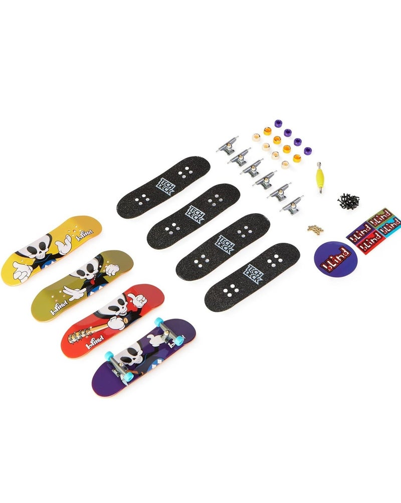 تيك ديك ألواح تزلج صغيرة 96 مم - عبوة من 4 قطع، قطعة واحدة فقط، متنوعة/قد يختلف التصميم - Image 5