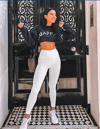 FULLSOFT Buttery Soft Leggings for Women - High Waisted Tummy Control No See Through Workout Yoga Cycling Tights Pants - Image 4