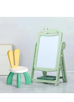 Factory Price Jasper Kids Multifunctional Magnetic Drawing Board with Chair - Green  - Image 1