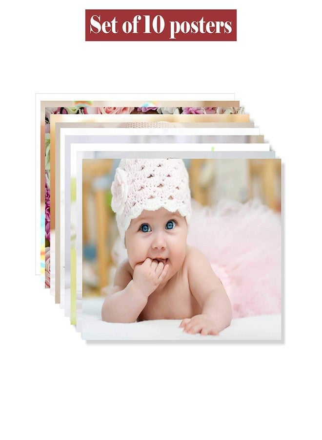 PRINTELLIGENT Cute Smiling Baby Poster for Pregnant Women for Room Decor set of 10 Size (12 x 18 Inch) (Baby5) - Image 5