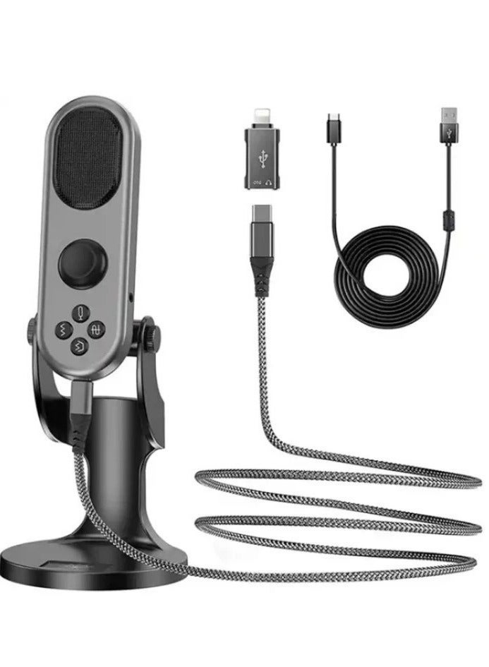 JMARY MC-PW7 USB DESKTOP CARDIOID NOISE REDUCTION MICROPHONE - Image 1